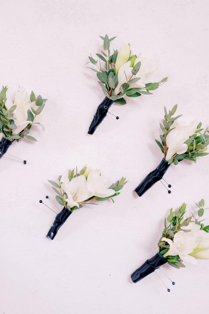 boutonniere details garden wedding smith farm gardens