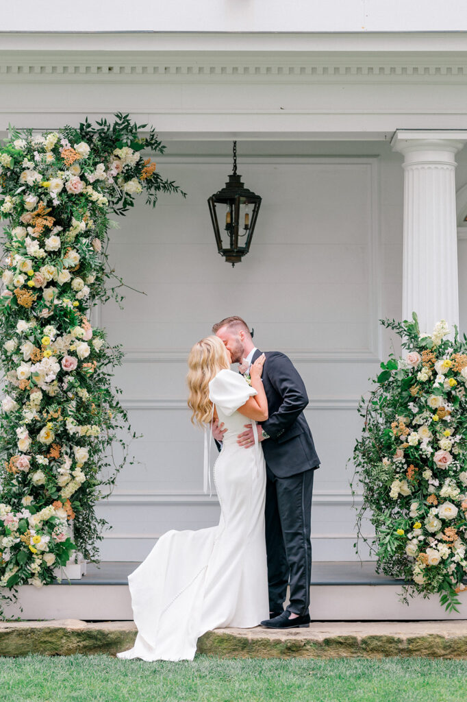 first kiss garden wedding smith farm gardens