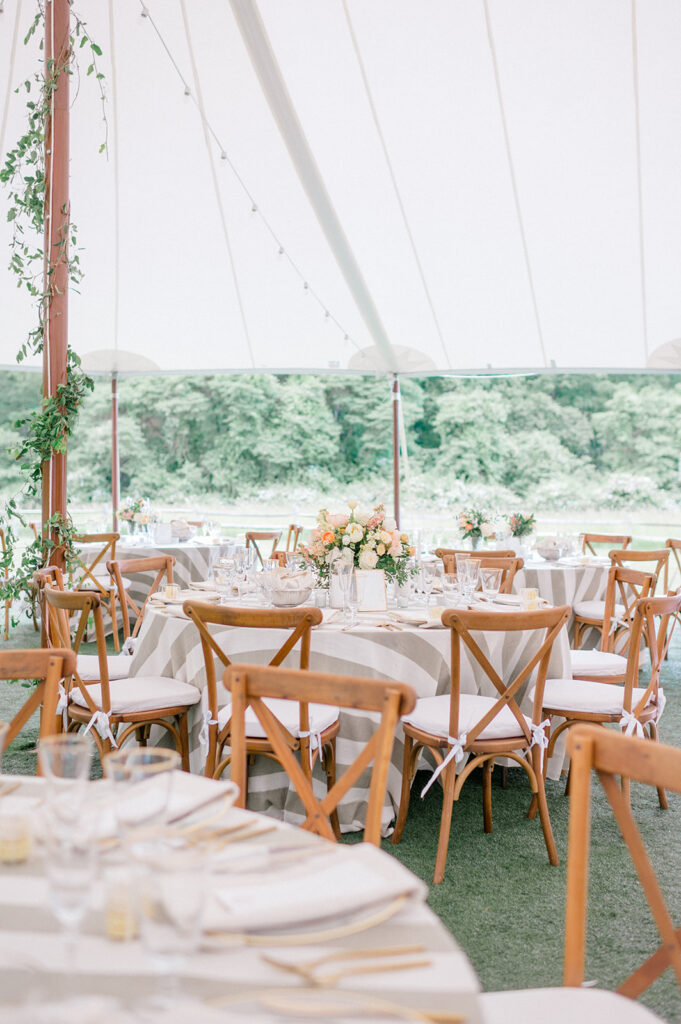 tented wedding setup garden wedding