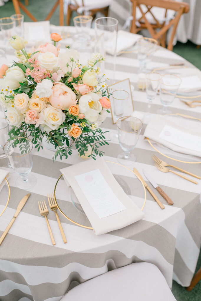 tablescape details floral garden wedding