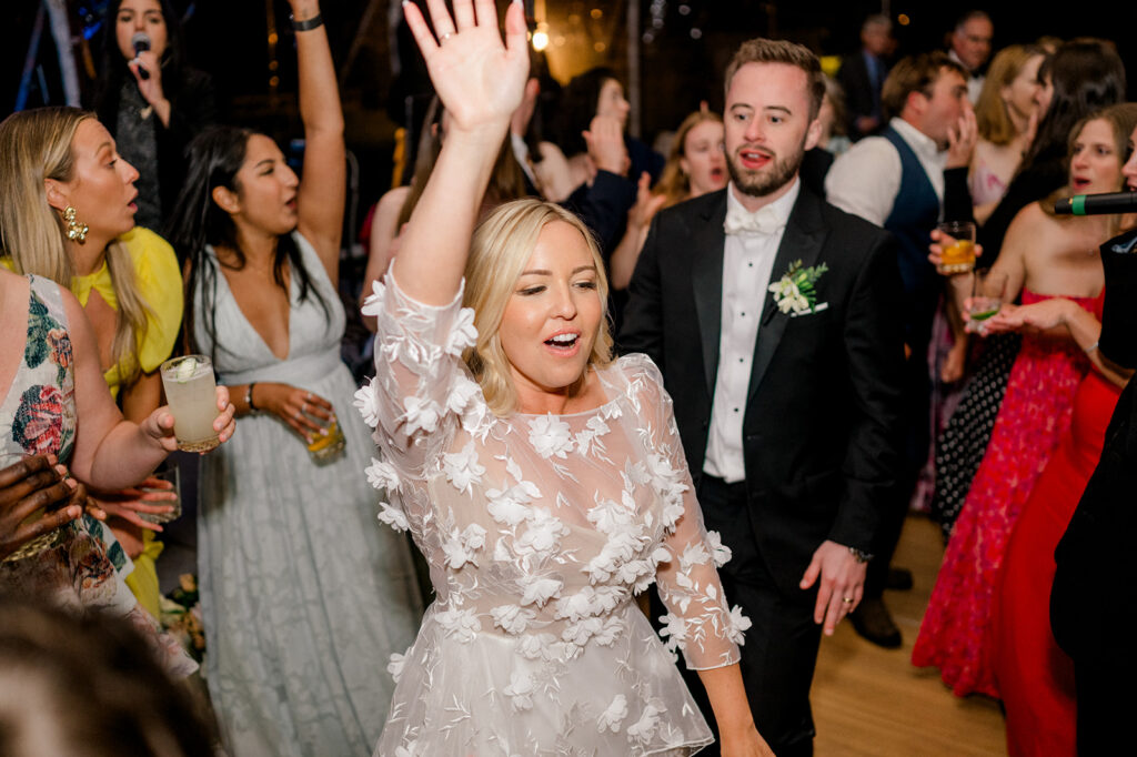 dancing bride smith farm gardens garden wedding