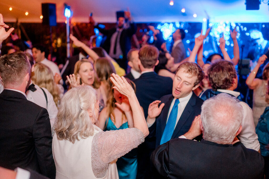 dance floor smith farms garden wedding