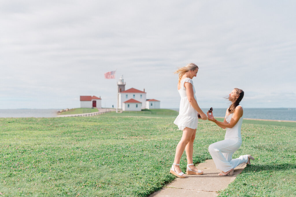 outdoor proposal at Ocean House