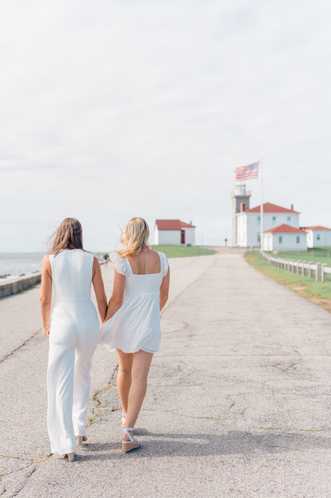 walking toward Ocean House