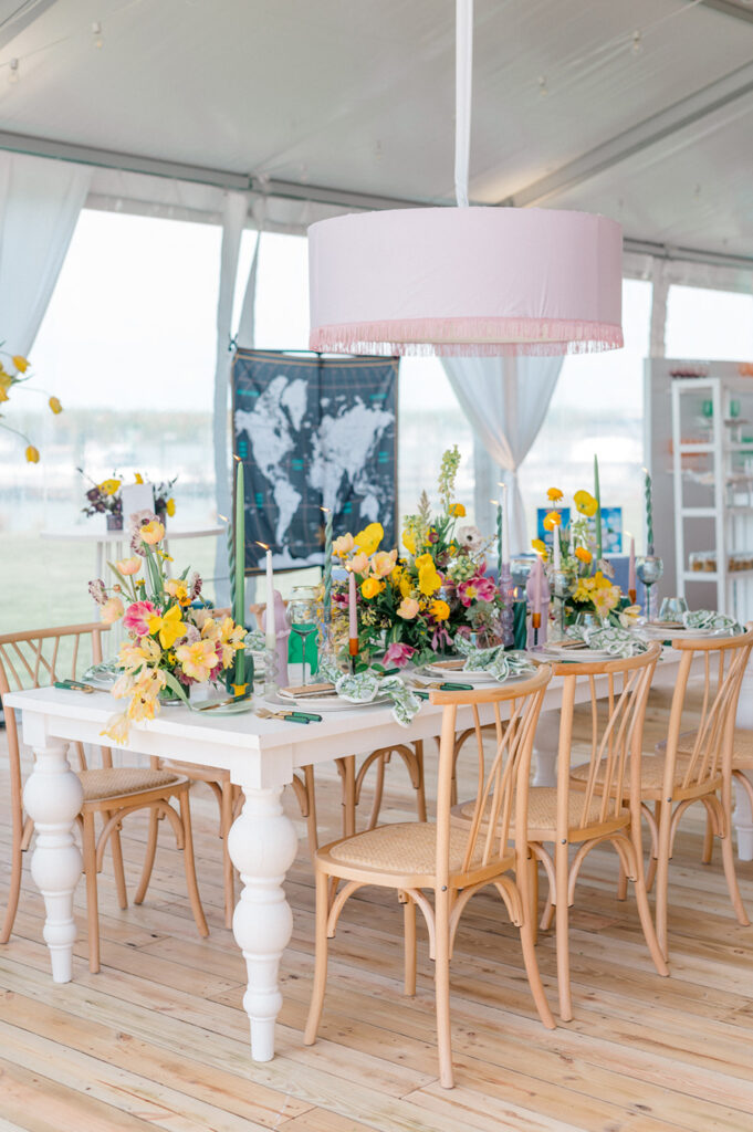 rustic wedding reception