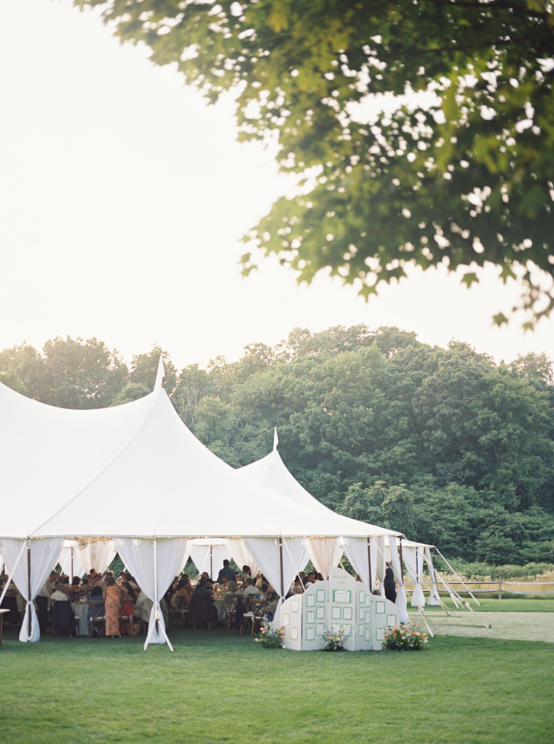 tended wedding reception 